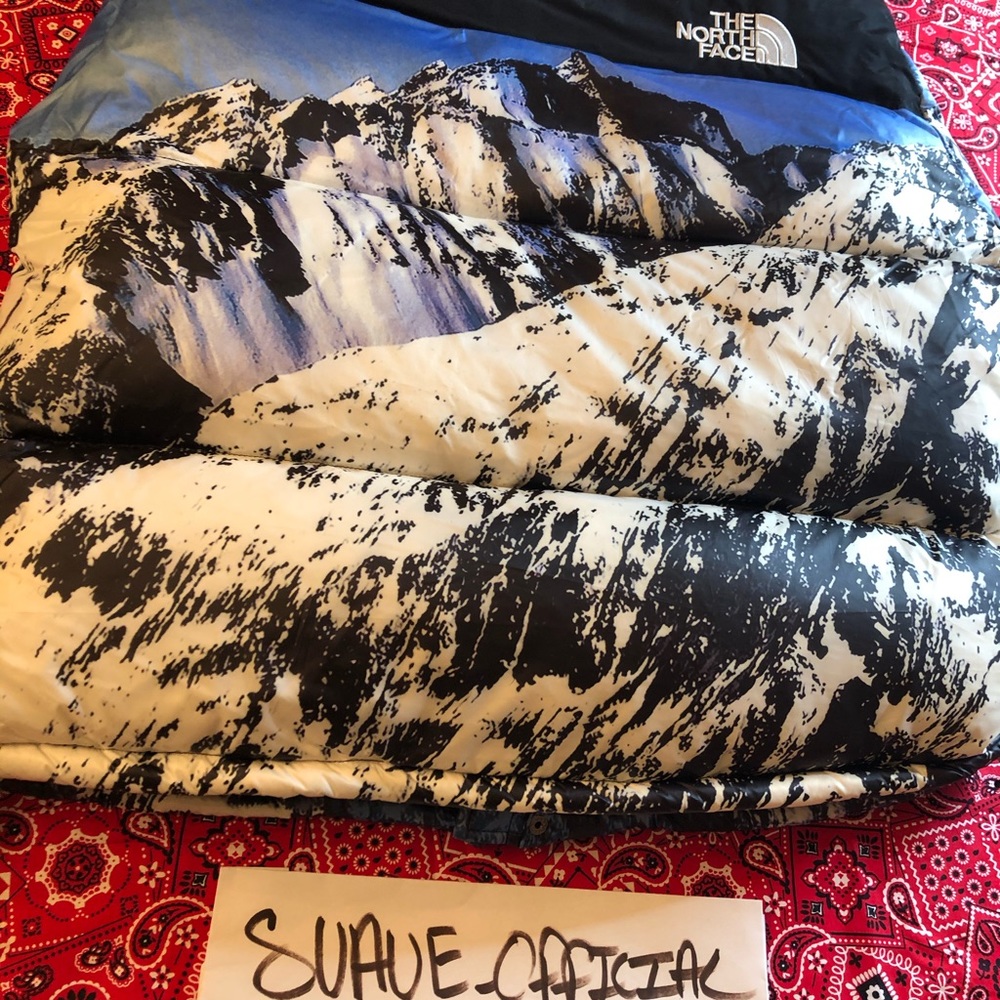 Supreme X TNF Expedition Down Jacket Sz Small - Picture 4 of 8